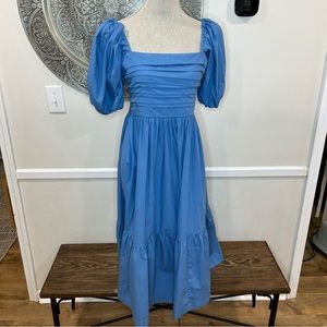 Abercrombie & Fitch Blue Midi Dress